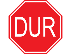 Aralıklı yanıp sönen kırmızı ışık, trafik işaretlerinden hangisi ile aynı anlamdadır?