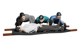 Hangisi yaralıyı sedye üzerine yerleştirme yöntemlerinden biri değildir?