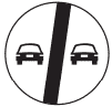 Aşağıdaki trafik işaretlerinden hangisi öndeki taşıtı geçme yasağının sona erdiğini bildirir?