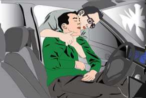 Kaza yapmış bir aracı gören ilk yardımcı, kendisinin ve çevrenin güvenliğini sağladıktan sonra araç sürücüsünün bilincinin kapalı, solunumunun olmadığını ve kazazedenin ayaklarının pedala sıkışmamış olduğunu tespit etmiştir. Buna göre, ilk yardımcının kazazedeyi araç içerisinden çıkarırken uygulaması gereken doğru teknik hangisidir?