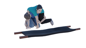 Hangisi yaralıyı sedye üzerine yerleştirme yöntemlerinden biri değildir?