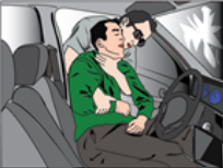 Kaza yapmış bir aracı gören ilk yardımcı, kendisinin ve çevrenin güvenliğini sağladıktan sonra araç sürücüsünün bilincinin kapalı, solunumunun olmadığını ve kazazedenin ayaklarının pedala sıkışmamış olduğunu tespit etmiştir. Buna göre, ilk yardımcının kazazedeyi araç içerisinden çıkarırken uygulaması gereken doğru teknik hangisidir?