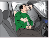 Kaza yapmış bir aracı gören ilk yardımcı, kendisinin ve çevrenin güvenliğini sağladıktan sonra araç sürücüsünün bilincinin kapalı, solunumunun olmadığını ve kazazedenin ayaklarının pedala sıkışmamış olduğunu tespit etmiştir. Buna göre, ilk yardımcının kazazedeyi araç içerisinden çıkarırken uygulaması gereken doğru teknik hangisidir?