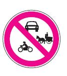 Aşağıdaki trafik işaretlerinden hangisinin bulunduğu yola motosiklet girebilir?